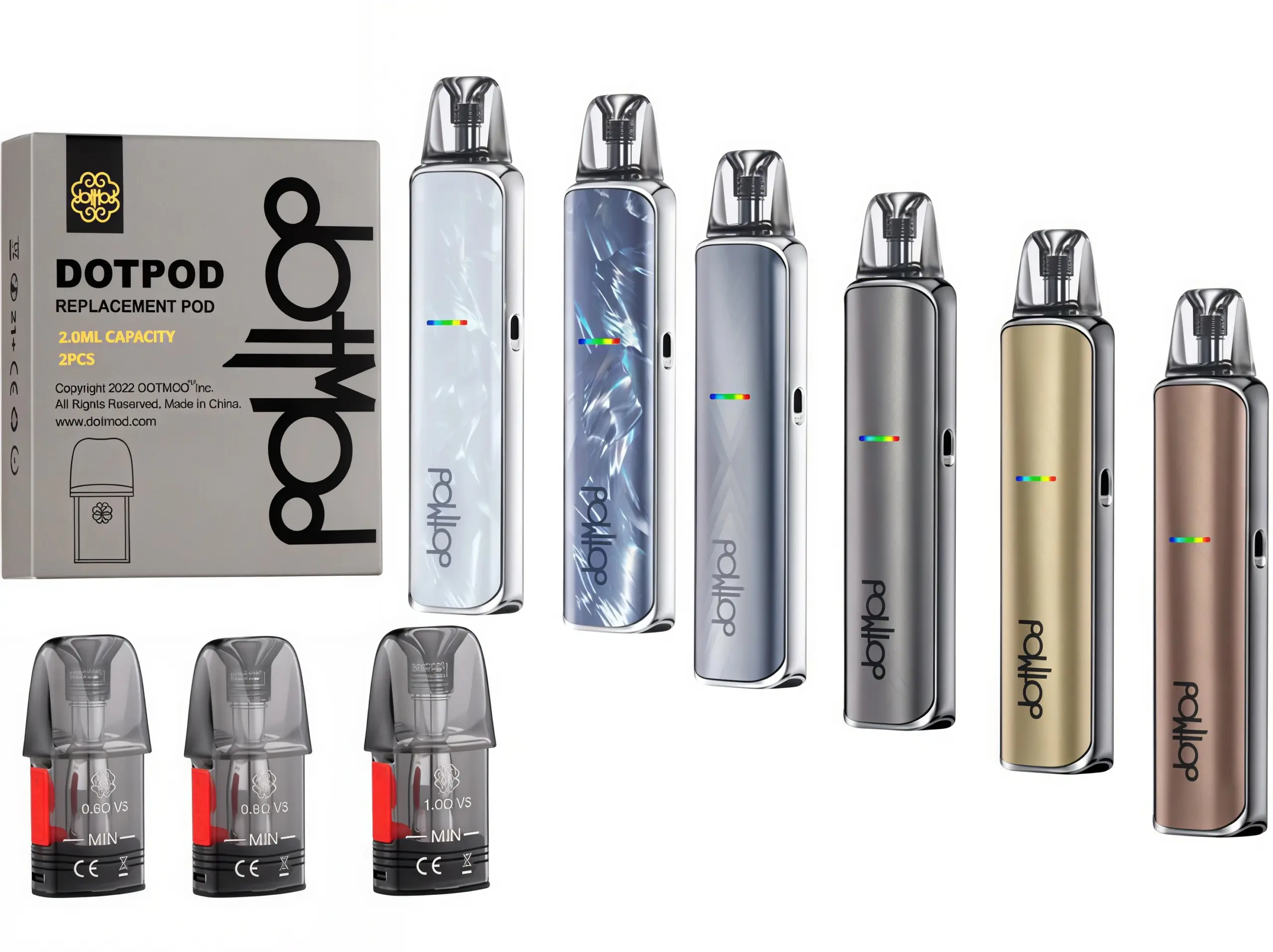 DotPod Lite 佩特里主機｜1000mAh 大電量・30W 穩定輸出・極致輕巧注油小煙