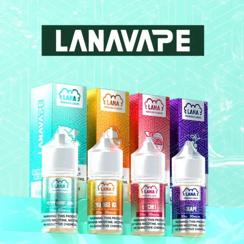 LANA煙油 30ml｜30mg尼古丁鹽｜順滑擊喉感・高純度穩定輸出