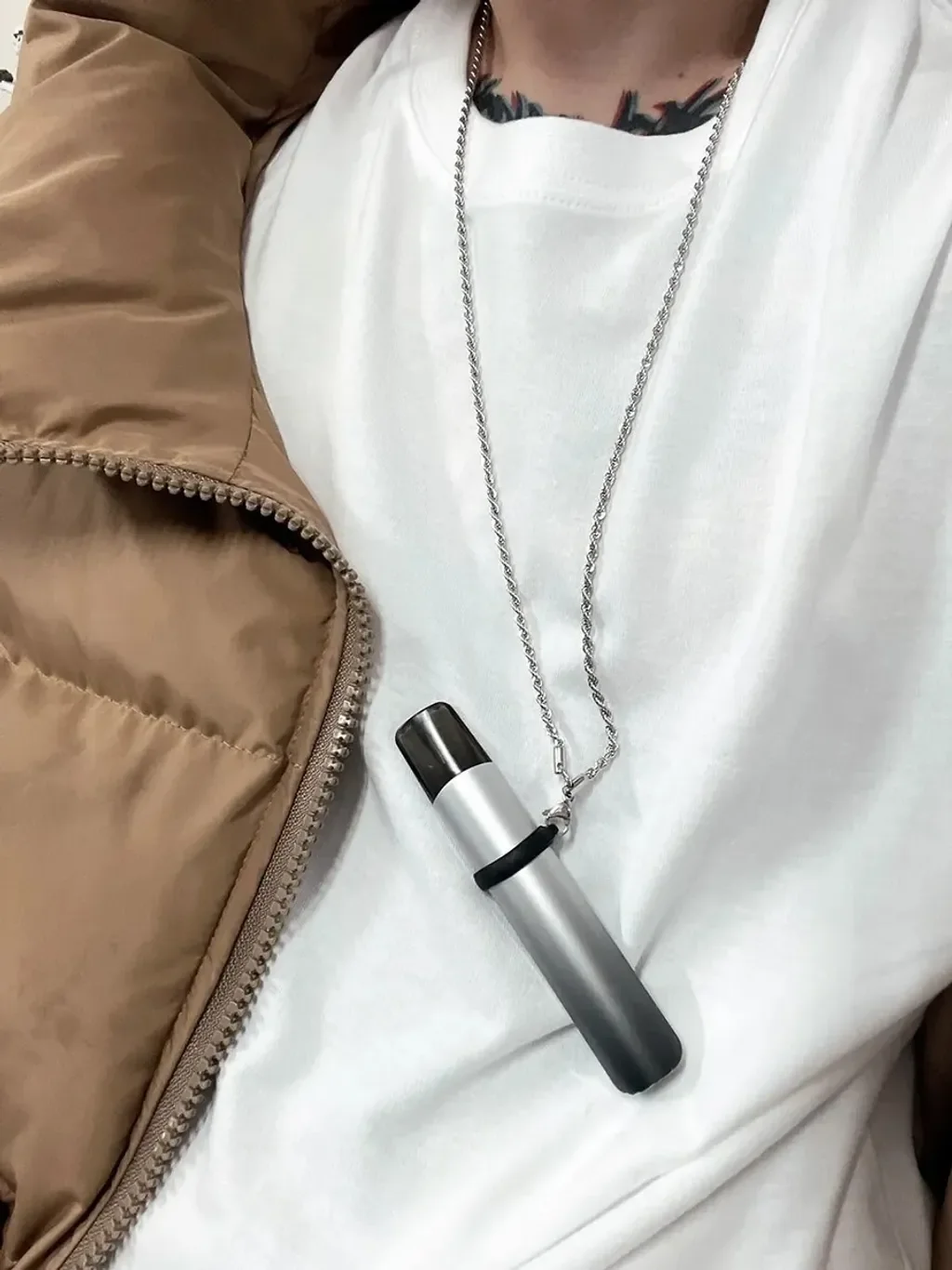 【萬能龍骨鍊掛鏈】主機/拋棄式皆通用|防丟便攜電子煙掛繩・輕巧耐用隨身配件