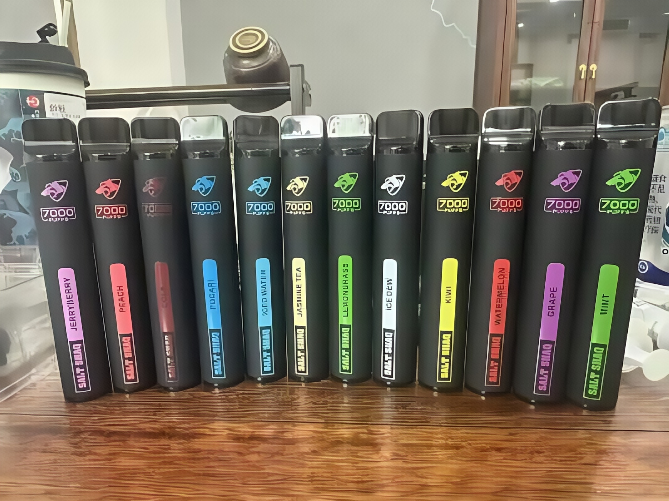Salt Shaq 鯊克7000口拋棄式電子煙|7000口高續航・3%尼鹽順口擊喉 台灣現貨